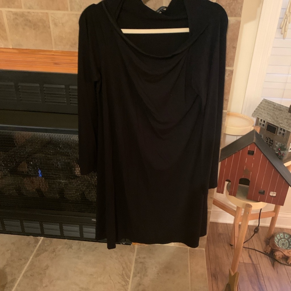 Eileen Fisher Classic Black dress size large